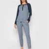 Νέος ✔️ DKNY Γυναίκες Πιτζάμες Σετ Πιτζάμα YI2922485 Μπλε 👏 -Ενδυματολογικός Παράδεισος Κατάστημα unnamed file 741