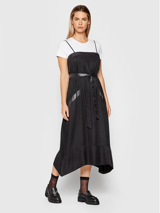 Εκπτωση ✔️ DKNY Γυναίκες Καθημερινά Φορέματα Φόρεμα καθημερινό P1GB7K19 Μαύρο Regular Fit ✨ 4 Εκπτωση ✔️ DKNY Γυναίκες Καθημερινά Φορέματα Φόρεμα καθημερινό P1GB7K19 Μαύρο Regular Fit ✨ - Image 2