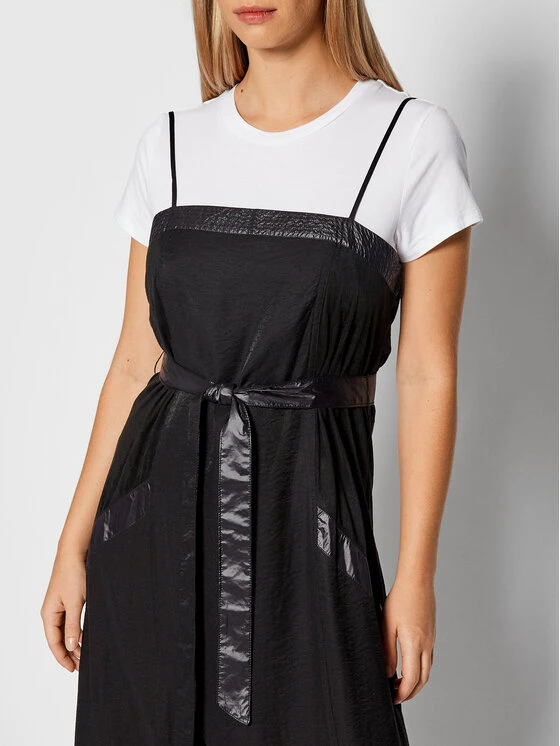 Εκπτωση ✔️ DKNY Γυναίκες Καθημερινά Φορέματα Φόρεμα καθημερινό P1GB7K19 Μαύρο Regular Fit ✨ 6 Εκπτωση ✔️ DKNY Γυναίκες Καθημερινά Φορέματα Φόρεμα καθημερινό P1GB7K19 Μαύρο Regular Fit ✨ - Image 4