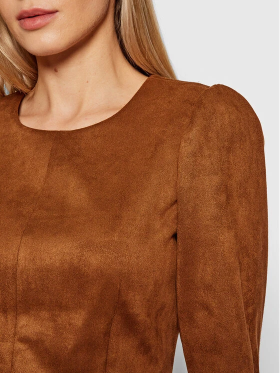 Εξοδος ✨ DKNY Γυναίκες Μπλουζάκια Μπλουζάκι P1HA7I75 Καφέ Slim Fit ⌛ 6 Εξοδος ✨ DKNY Γυναίκες Μπλουζάκια Μπλουζάκι P1HA7I75 Καφέ Slim Fit ⌛ - Image 4