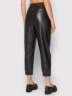 Flash Sale ❤️ DKNY Γυναίκες Δερμάτινα Παντελόνια Παντελόνι από απομίμηση δέρματος P1HKUKA4 Μαύρο Regular Fit ⭐ -Ενδυματολογικός Παράδεισος Κατάστημα unnamed file 852