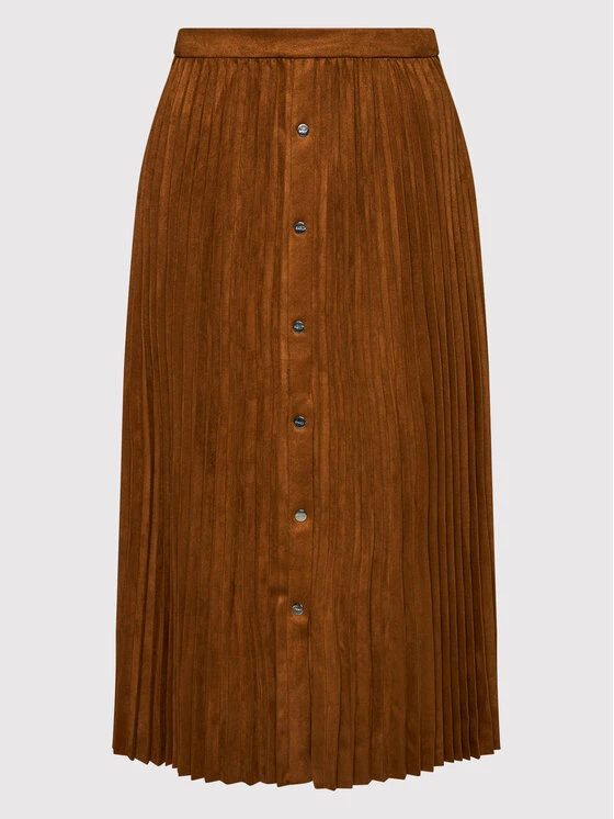 Πολύ καλή προσφορά ❤️ DKNY Γυναίκες Midi Πλισέ φούστα P1HNTK10 Καφέ Regular Fit ⌛ 7 Πολύ καλή προσφορά ❤️ DKNY Γυναίκες Midi Πλισέ φούστα P1HNTK10 Καφέ Regular Fit ⌛ - Image 5