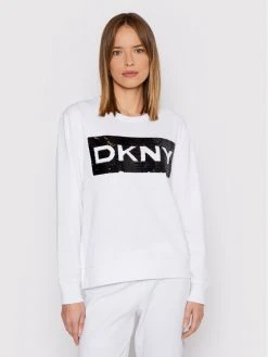 Flash Sale 🌟 DKNY Γυναίκες Μπλούζες Μπλούζα P1MPEB2R Λευκό Regular Fit 👏