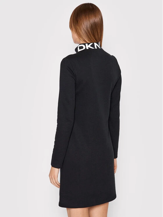 Ολοκαίνουργιο 🔔 DKNY Γυναίκες Πλεκτά Φορέματα Φόρεμα υφασμάτινο DD1GN47E Μαύρο Regular Fit 🎉 5 Ολοκαίνουργιο 🔔 DKNY Γυναίκες Πλεκτά Φορέματα Φόρεμα υφασμάτινο DD1GN47E Μαύρο Regular Fit 🎉 - Image 3