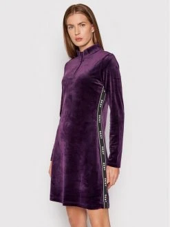 Η καλύτερη συμφωνία 😀 DKNY Γυναίκες Καθημερινά Φορέματα Φόρεμα καθημερινό DD1GF47A Μωβ Regular Fit 🥰