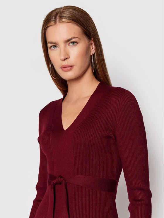 Πολύ καλή προσφορά ✔️ DKNY Γυναίκες Πλεκτά Φορέματα Φόρεμα υφασμάτινο DD1HN931 Μπορντό Slim Fit 🔔 6 Πολύ καλή προσφορά ✔️ DKNY Γυναίκες Πλεκτά Φορέματα Φόρεμα υφασμάτινο DD1HN931 Μπορντό Slim Fit 🔔 - Image 4