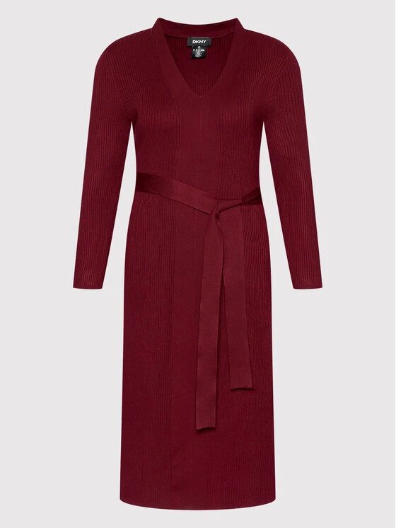 Πολύ καλή προσφορά ✔️ DKNY Γυναίκες Πλεκτά Φορέματα Φόρεμα υφασμάτινο DD1HN931 Μπορντό Slim Fit 🔔 7 Πολύ καλή προσφορά ✔️ DKNY Γυναίκες Πλεκτά Φορέματα Φόρεμα υφασμάτινο DD1HN931 Μπορντό Slim Fit 🔔 - Image 5