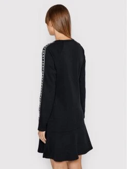 Best Pirce 💯 DKNY Γυναίκες Πλεκτά Φορέματα Φόρεμα υφασμάτινο DD1GD244 Μαύρο Relaxed Fit ❤️ -Ενδυματολογικός Παράδεισος Κατάστημα unnamed file 961