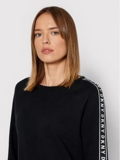 Best Pirce 💯 DKNY Γυναίκες Πλεκτά Φορέματα Φόρεμα υφασμάτινο DD1GD244 Μαύρο Relaxed Fit ❤️ -Ενδυματολογικός Παράδεισος Κατάστημα unnamed file 962