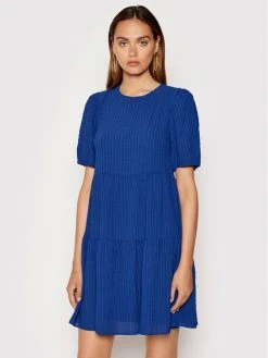 Εκπτωση ⌛ DKNY Γυναίκες Καθημερινά Φορέματα Φόρεμα καθημερινό DD1EM711 Μπλε Regular Fit 🎁