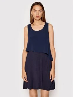 Καλύτερη πώληση 💯 DKNY Γυναίκες Κοκτέιλ Φορέματα Φόρεμα κοκτέιλ DD1EL806 Σκούρο μπλε Slim Fit 🎁