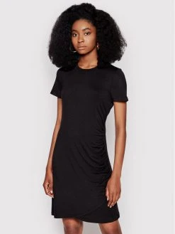 Τοπ 10 👏 DKNY Γυναίκες Καθημερινά Φορέματα Φόρεμα καθημερινό DD1CL729 Μαύρο Regular Fit 🤩