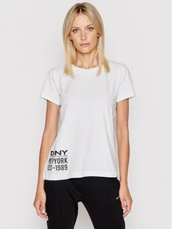 Ολοκαίνουργιο 🛒 DKNY Γυναίκες T-shirts T-Shirt P1DTFDNA Λευκό Regular Fit 🎁