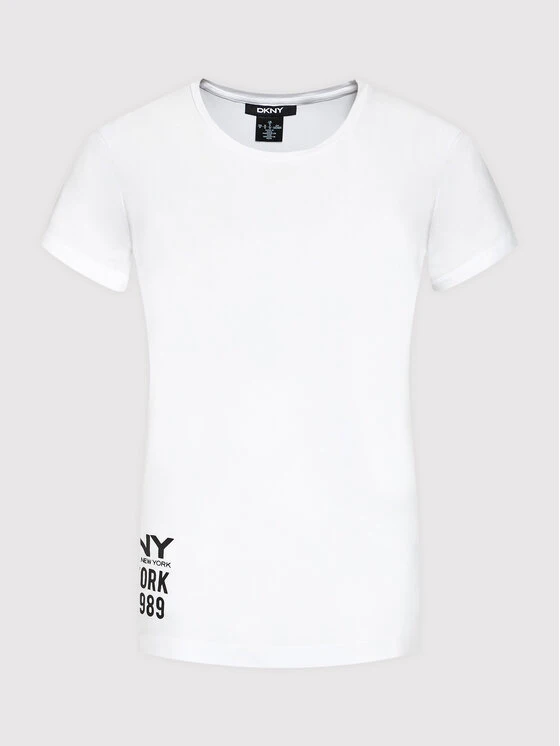 Ολοκαίνουργιο 🛒 DKNY Γυναίκες T-shirts T-Shirt P1DTFDNA Λευκό Regular Fit 🎁 7 Ολοκαίνουργιο 🛒 DKNY Γυναίκες T-shirts T-Shirt P1DTFDNA Λευκό Regular Fit 🎁 - Image 5